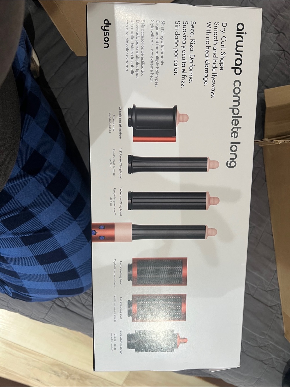 Dyson Airwrap Complete Long Styler - Black and Rose Gold